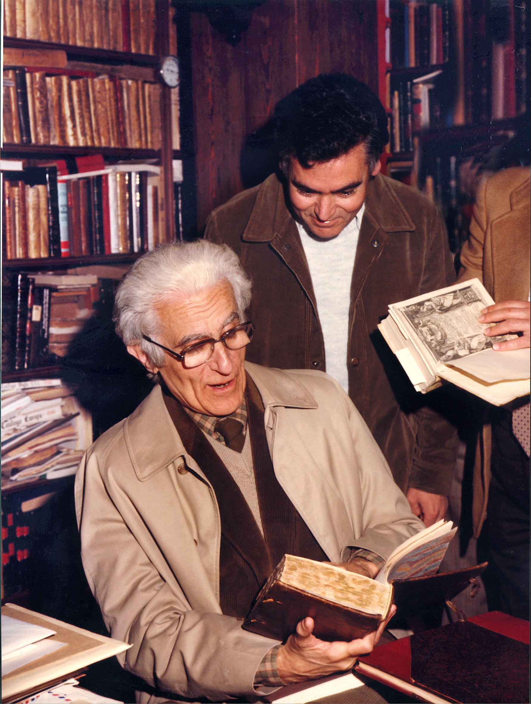 Manuel Ruiz Luque con Manuel Tuñón de Lara